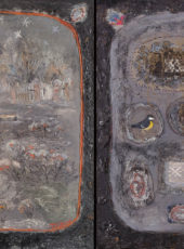 Bullfinches (diptych,)