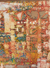«LyaKa» Ivan Karamyan, Tanya Lyakhovich-Karamyan «Paris» acrylic on canvas, acrylic thread 55×75 2017