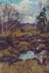 Autumn  (oil on cardboard 49×36 1950-ies)