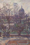 Ivanovo monastery  (oil on canvas 70х80 1960-ies)