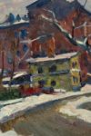 Kolpachny lane  (oil on cardboard 50×70 1960-ies)