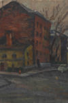 Kolpachny lane  (oil on canvas 63х115 1960-ies)
