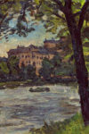 Moscow Boulevard  (oil on cardboard 43×60 1960-ies)