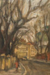 Potapovsky lane  (oil on canvas 55х75 1980-ies)