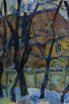 Winter (oil on cardboard 51×63 1960-ies)