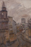 Zabelin street. Ivanovo monastery (oil on canvas 75х60 1980-ies)