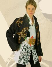 Bird (jacket, linen, embroidery)