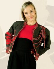 Corrida (jacket, linen, embroidery)