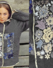 Day and night (jacket, linen, embroidery)