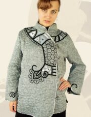Day (jacket, linen, embroidery)