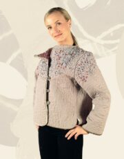jacket linen, embroidery