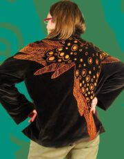 Phoenix (jacket, velvet, embroidery)