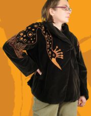 Phoenix (jacket, velvet, embroidery)