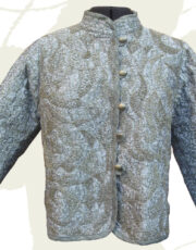 Silver (jacket, linen, embroidery, beads)
