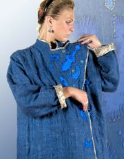quilted coat, embroidery