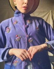 July (jacket, velvet, embroidery)
