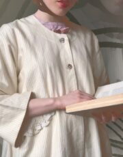 Linen dress (flax, embroidery)