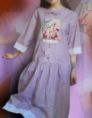 morning (dress, flax, embroidery)